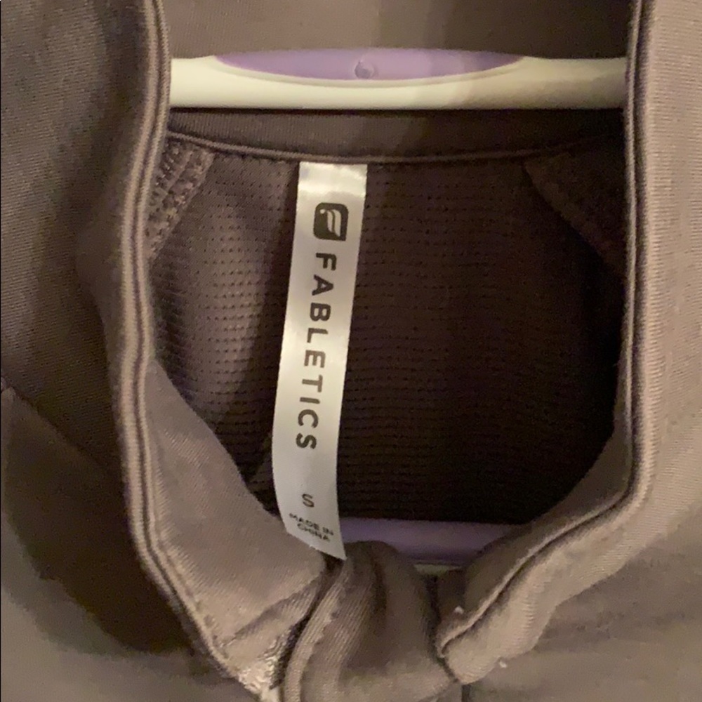 Fabletics Gray Zip-Up Jacket - Picture 4 of 4